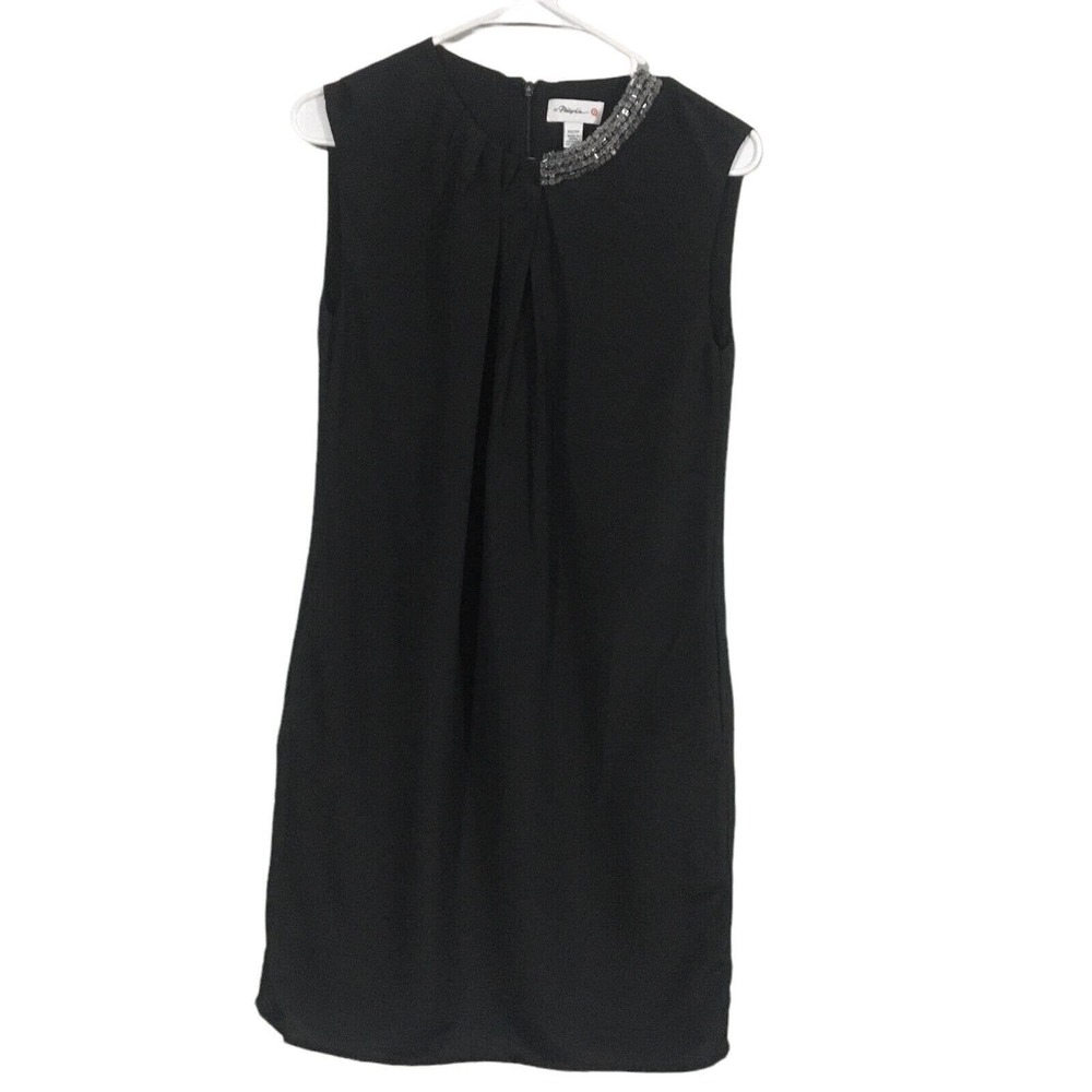 3.1 Phillip Lim Target Women's Dress Size XS Black Round Neck Short Sheath